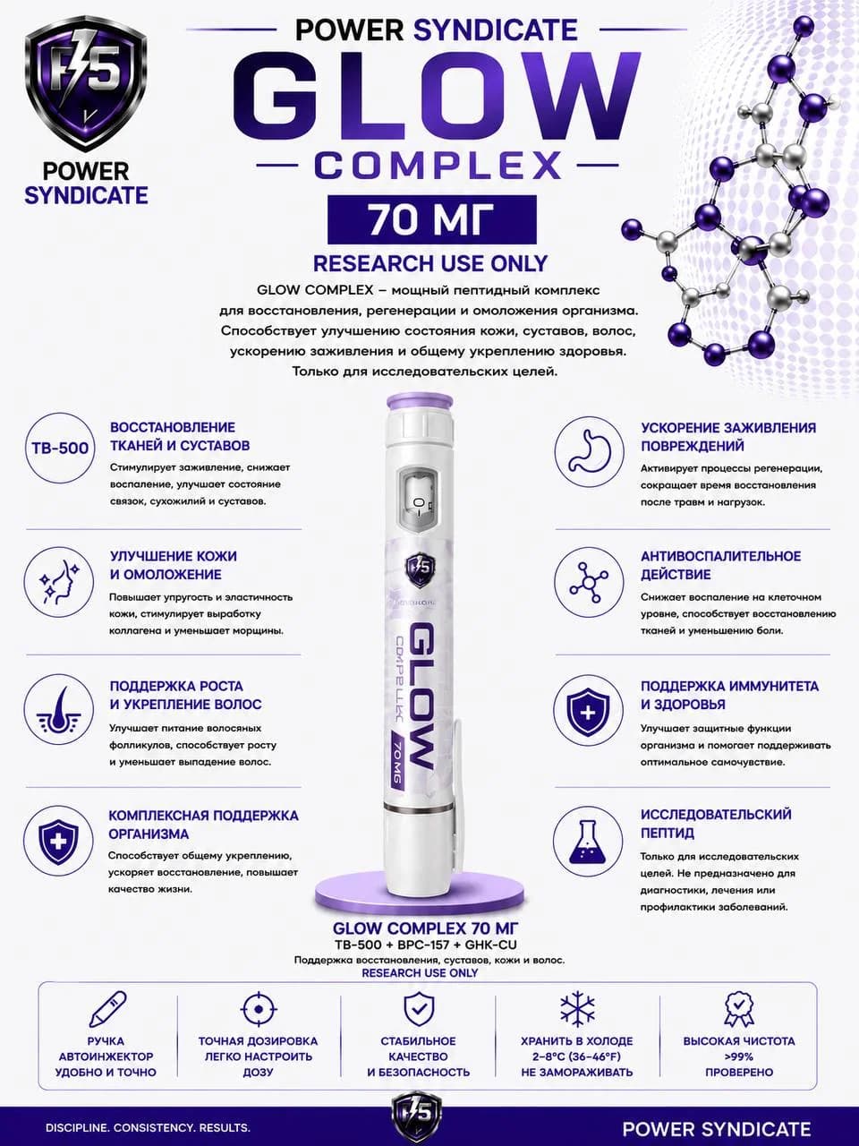 GLOW COMPLEX, 70 MG